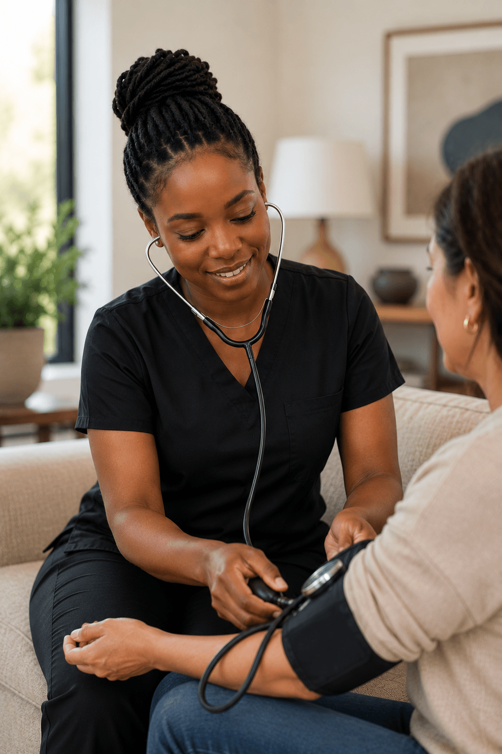 Luxe Health physician during a private consultation