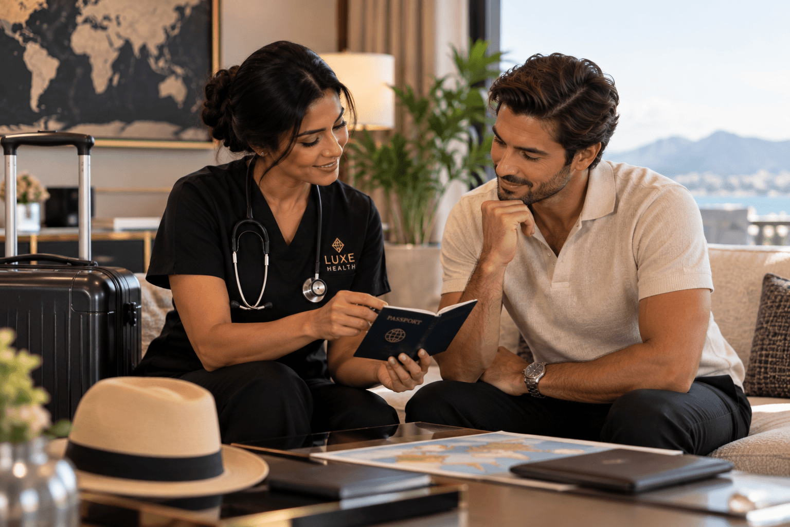 Travel health consultation before an overseas trip